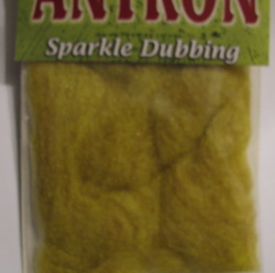 antron sparkle dubbing  Wapsi golden stone